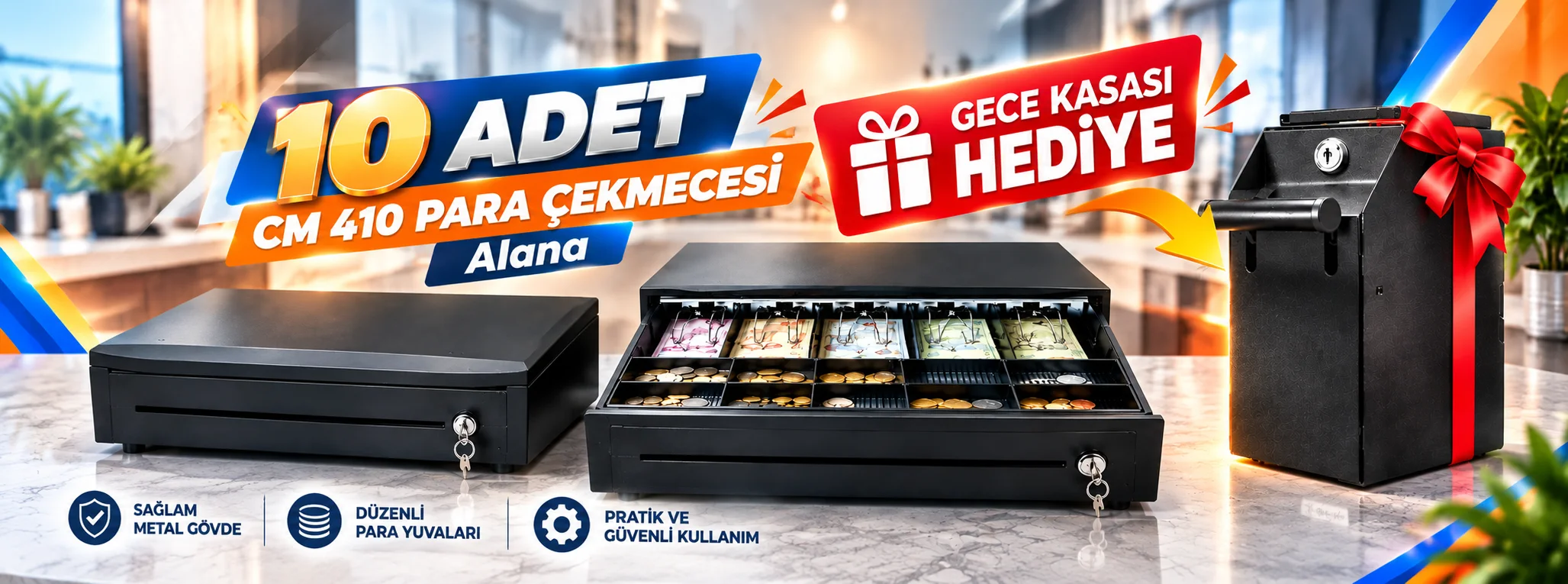 CM 410 Para Çekmecesi